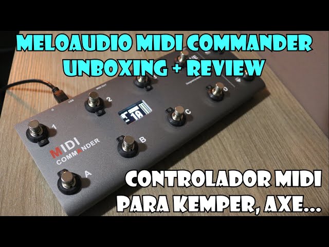 Unboxing MeloAudio Midi Commander | Controller for Kemper, Axe