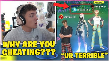 HOW CLIX First Meets A TOXIC Fortnite CHEATER Before Their 3v3 WAGER With PETERBOT & ZENN!