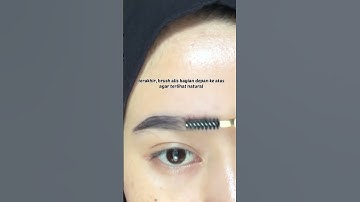 Cara membuat alis untuk pemula tanpa cukur #shorts #caramembuatallis#alis pemula