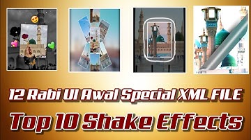 Top 10 Shake Effect Xml file Alight Motion | Shake effect Alight Motion | Alight Motion Preset Pack