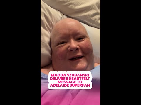 Magda Szubanski Delivers A Heartfelt Message To Adelaide Super Fan 