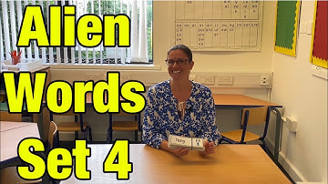 Year 1 Phonics Screening Check Practice - Real and Alien Words Set 4