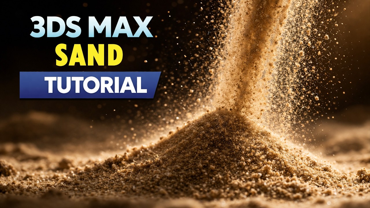 Making Sand in 3Ds max + TYflow - YouTube