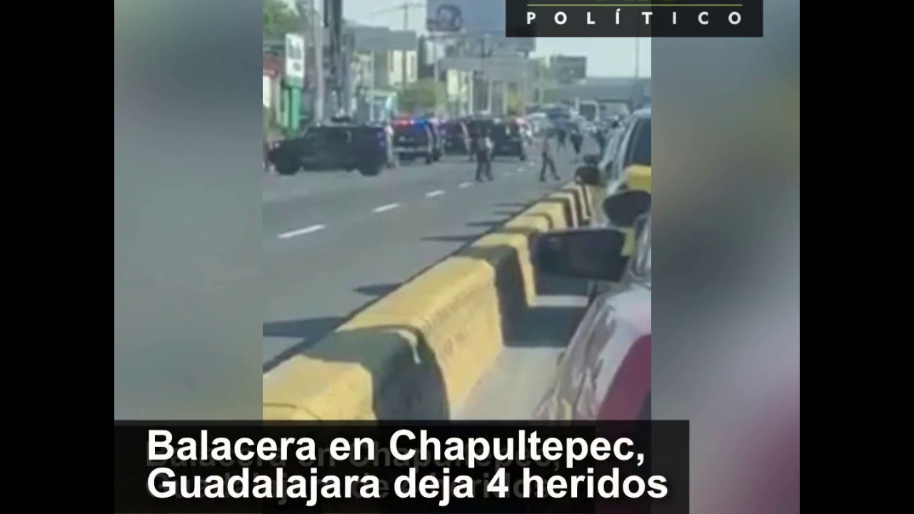 Balacera en Chapultepec, Guadalajara deja 4 heridos - YouTube