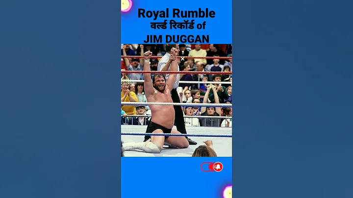 Jim Duggan royal👑 rumble World Record. #viral #shorts