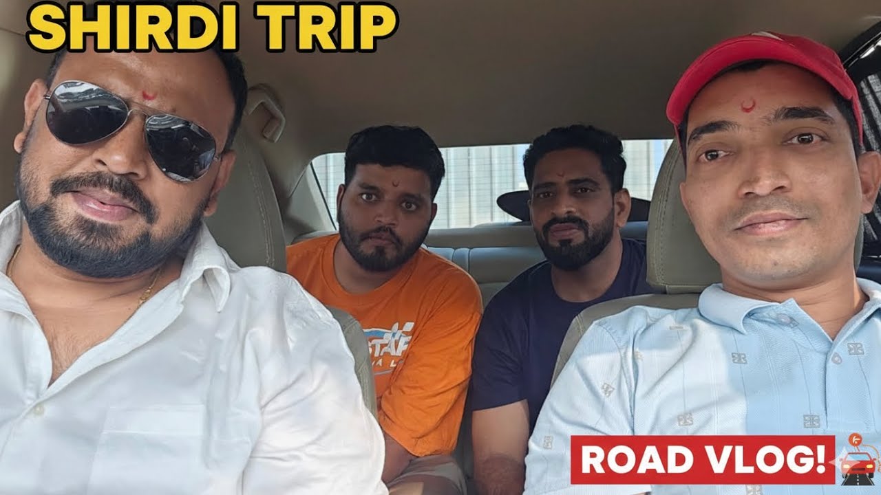 Shirdi Darshan Road Trip 🚗 | Samruddhi Mahamarg Journey with Friends | Sai Bhojan & Shopping