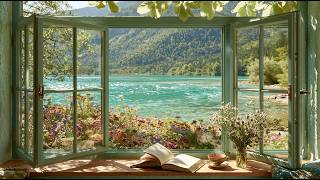 Wildflower Lakeside Morning 🌸 Relaxing Piano for Work, Quiet Focus & Rest