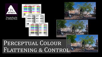 Perceptual Colour Flattening and General Control (using Affinity Photo)