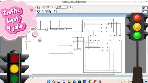 MEMBUAT TRAFFIC LIGHT 4 JALUR MENGGUNAKAN APLIKASI EWB | ELECTRONIC WORKBENCH