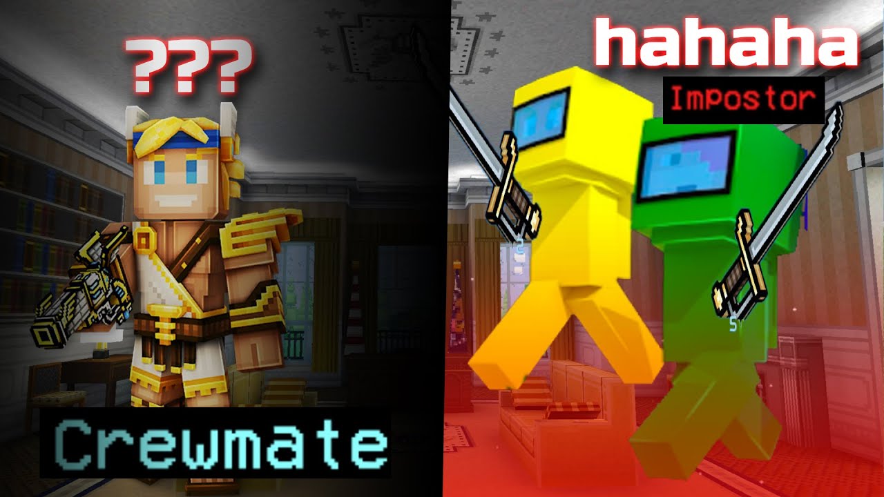 Pixel Gun 3d Among Us Challenge Xd Read Subtitles Youtube