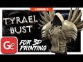 Tyrael Bust 3D Printing Figurine | Assembly