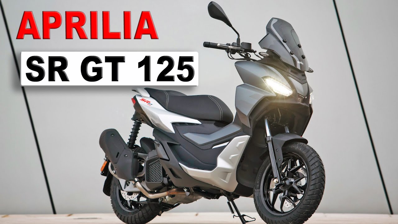 2022 APRILIA SR GT 125 details \u0026 features - YouTube