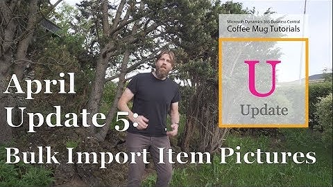 Dynamics 365 Business Central: 2019 April Update 5 ; Bulk Import Item Pictures