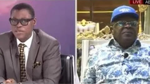 Who are you? keep quiet! - Minister Dave Umahi and Arise TV anchor, Rufai Oseni, cl@sh on air (video