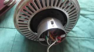 Parts of my Hunter ceiling fan (before it was first installed)