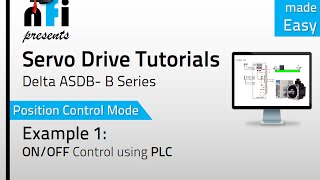 Delta Servo - Position Mode ON/OFF of Servo Motor by PLC