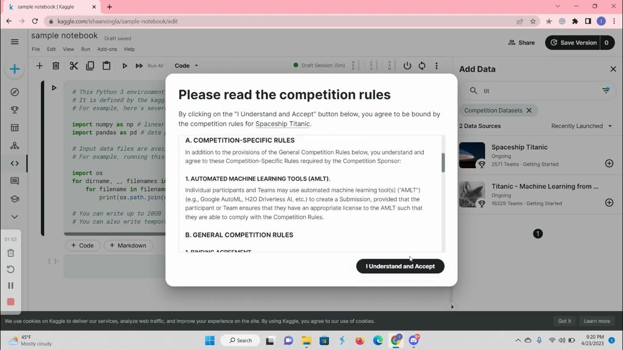 Getting Started with Kaggle - YouTube
