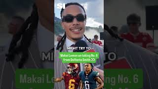 sorry devonta smith not coming off that number