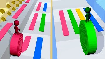 Layers Roll Gameplay All Levels iOS, Android Walkthrough Mobile Game New Alltrailer Mix Level 55