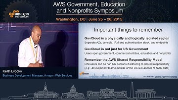 AWS Symposium - Washington, DC | AWS GovCloud (US): Getting Started