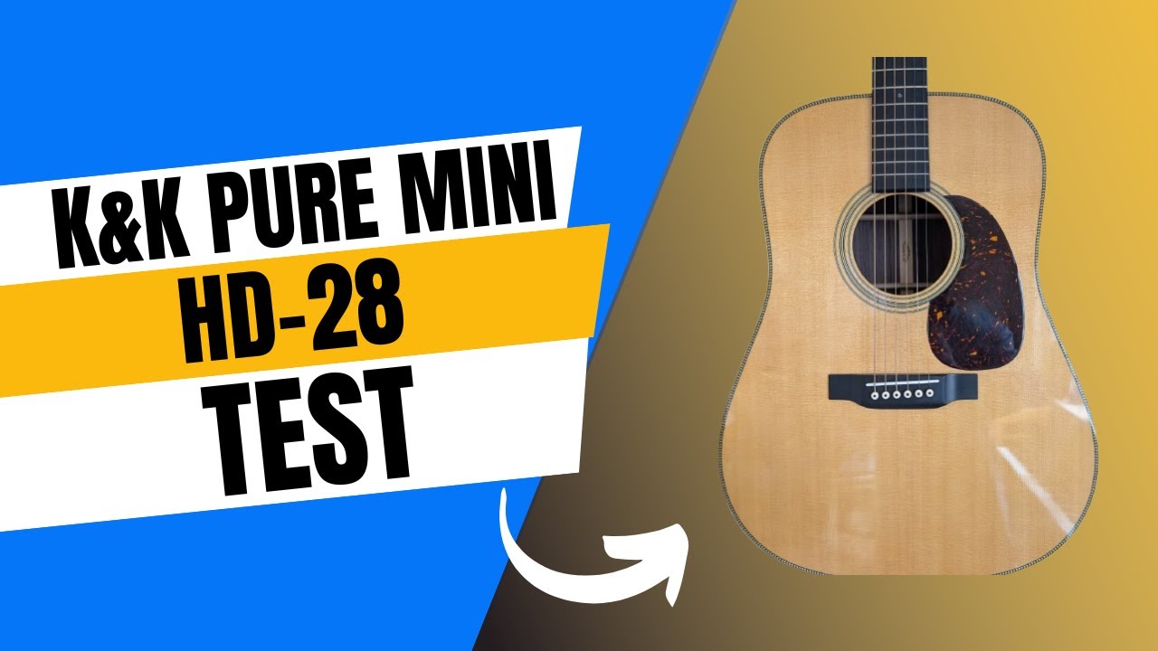 How good are K&K Pure Mini Pickups?  A Martin HD-28 & Fishman Loudbox Mini Test and Comparison