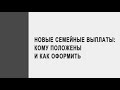 Новые семейные выплаты: кому положены и как оформить