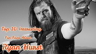 Top 10 Iinteresting Facts About Ryan Hurst | Celebrities | Sky world | AMC |  Theo Rossi