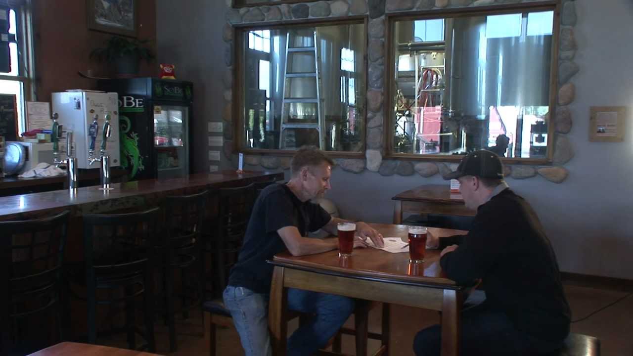 Dakota Rising fellows Josh Fritz and Jeff Drum of Crow Peak Brewery