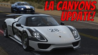 LA Canyons in a 918! Free Roam Track Mod - Assetto Corsa