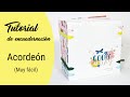 Tutorial de encuadernación: Album scrapbook en acordeón muy fácil