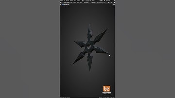 Blender Shuriken 3D Modeling #short #shorts  #blender3dmodel #3dblendered #tutorial