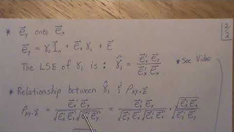 Partial Correlation (part 2/4): Multiple Linear Regression