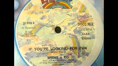 WEEK'S & CO 1983 if you're looking for fun