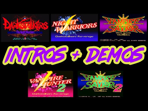 Darkstalkers All Arcade Intros Demo Modes 