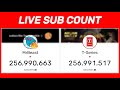 MrBeast vs T-Series (Live Subscriber Race)