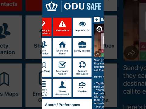 ODU SAFE APP Old Dominion University  ODU SAFE APP Old Dominion University