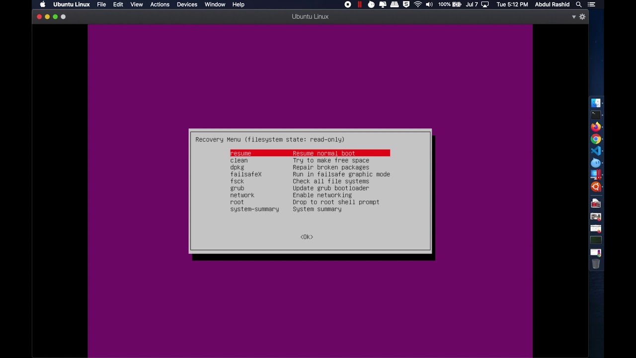 Password Recovery In VM Linux Ubuntu debian centos Parallel Toolbox password-recovery-in-vm-linux-ubuntu-debian-centos-parallel-toolbox