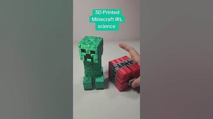 Minecraft Science - TNT vs Creeper #minecraft #bambulab #3dprinted #boom #3dprinting