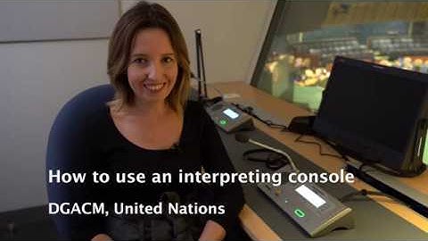 How to use an interpreting console