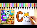 Letter C Phonics Song | Learn Letter C with Drawing & Coloring for Kids | #animals #aplhabetsong