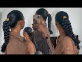 Quick Sleek Double Braided Ponytail Tutorial