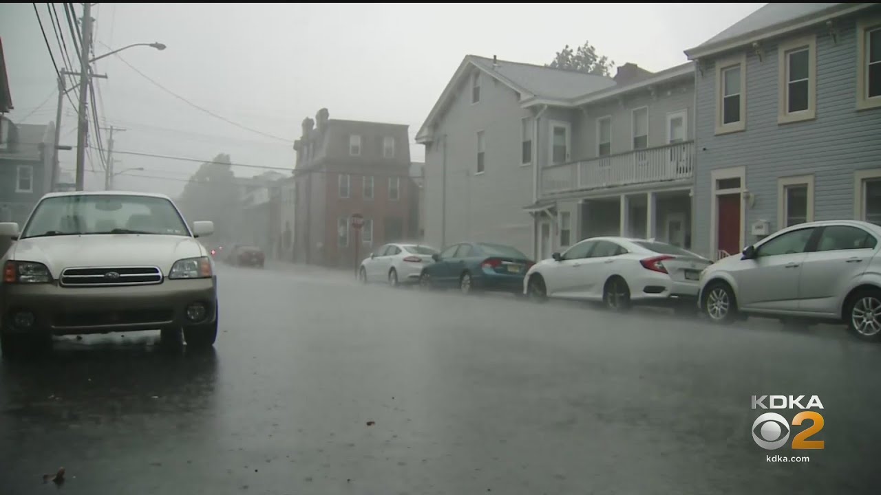 Thunderstorms Bring Damaging Winds And Flash Flooding - YouTube