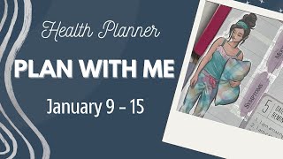 Wellness Tracking | PLAN WITH ME | Week of Jan 9 Happy Planner Gratitude Layout