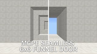 MCPE 1.8 Seamless 6x6 Funnel Door