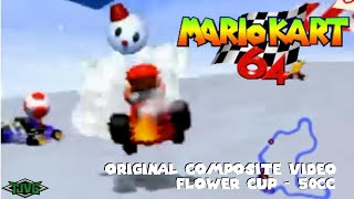 Flower Cup - 50cc | Mario Kart 64 (N64) Original Composite Video