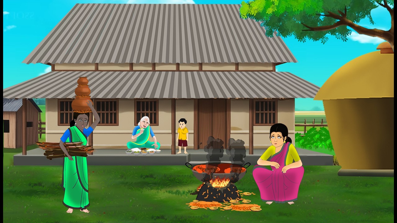 काली बहू और अंधी बहू | Hindi Story | Hindi Kahaniya | Moral Stories | cartoon story