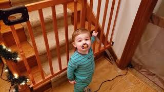 Summer Deluxe Stairway Gate - The Best Stairway Baby Gate - 30-48 Inch Wide