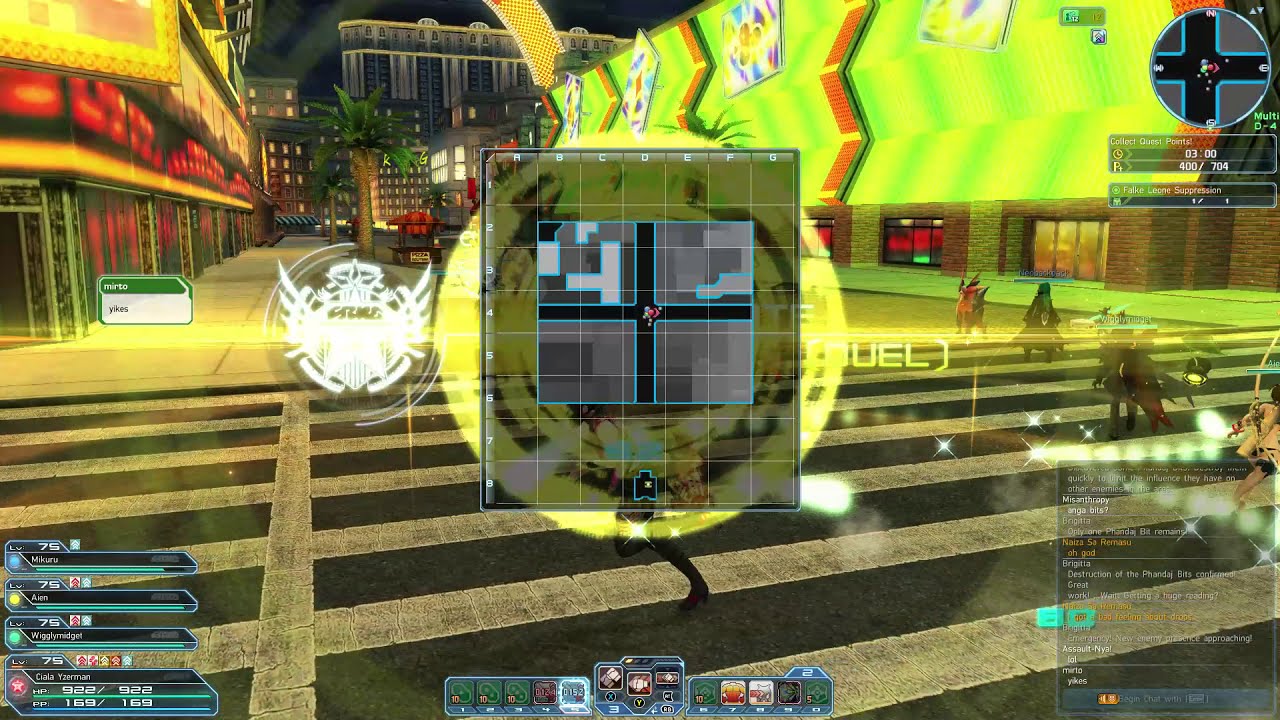 【PSO2 Global】Virtual Planet Battle Training