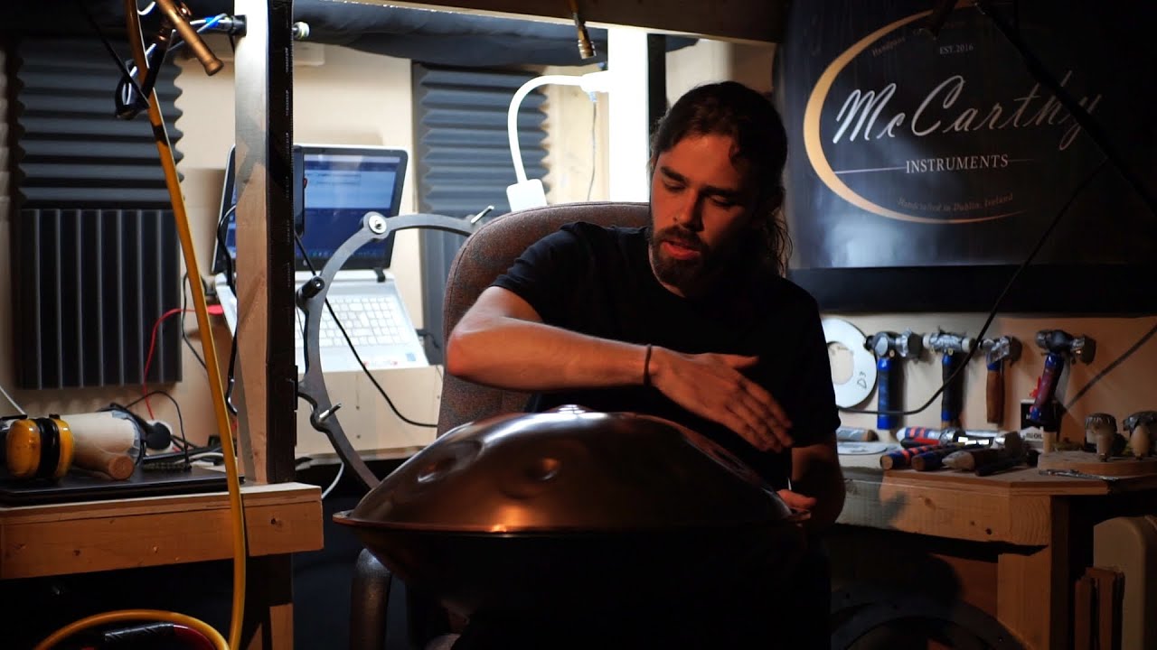 D Amara 11 note (Ember Steel & Rosewood) - McCarthy Handpan