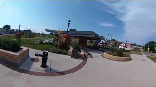 Biking Bee Branch Trail // Dubuque Iowa // 360°